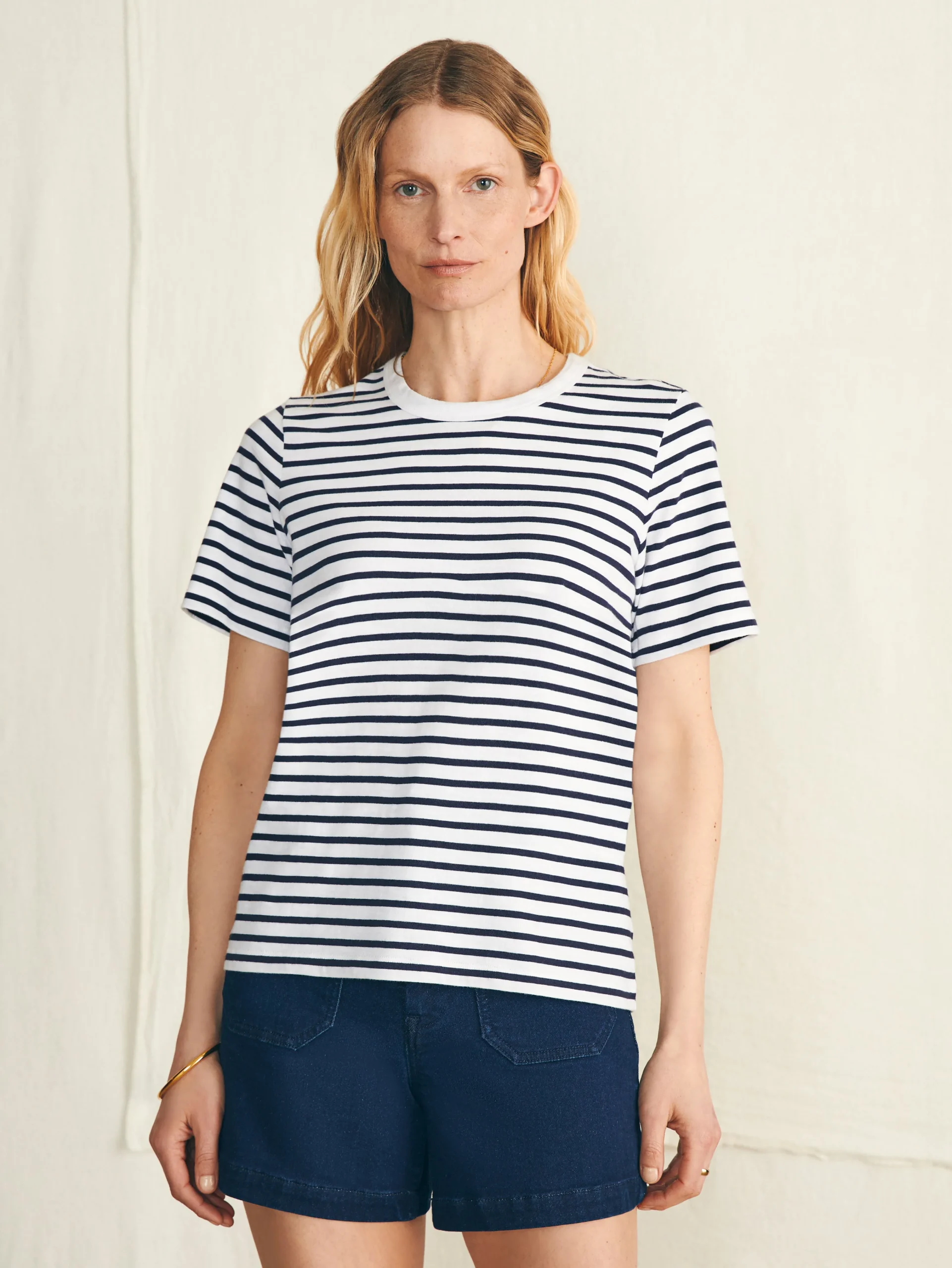 Faherty Brand Sunwashed Crew Tee -^Women T-Shirts