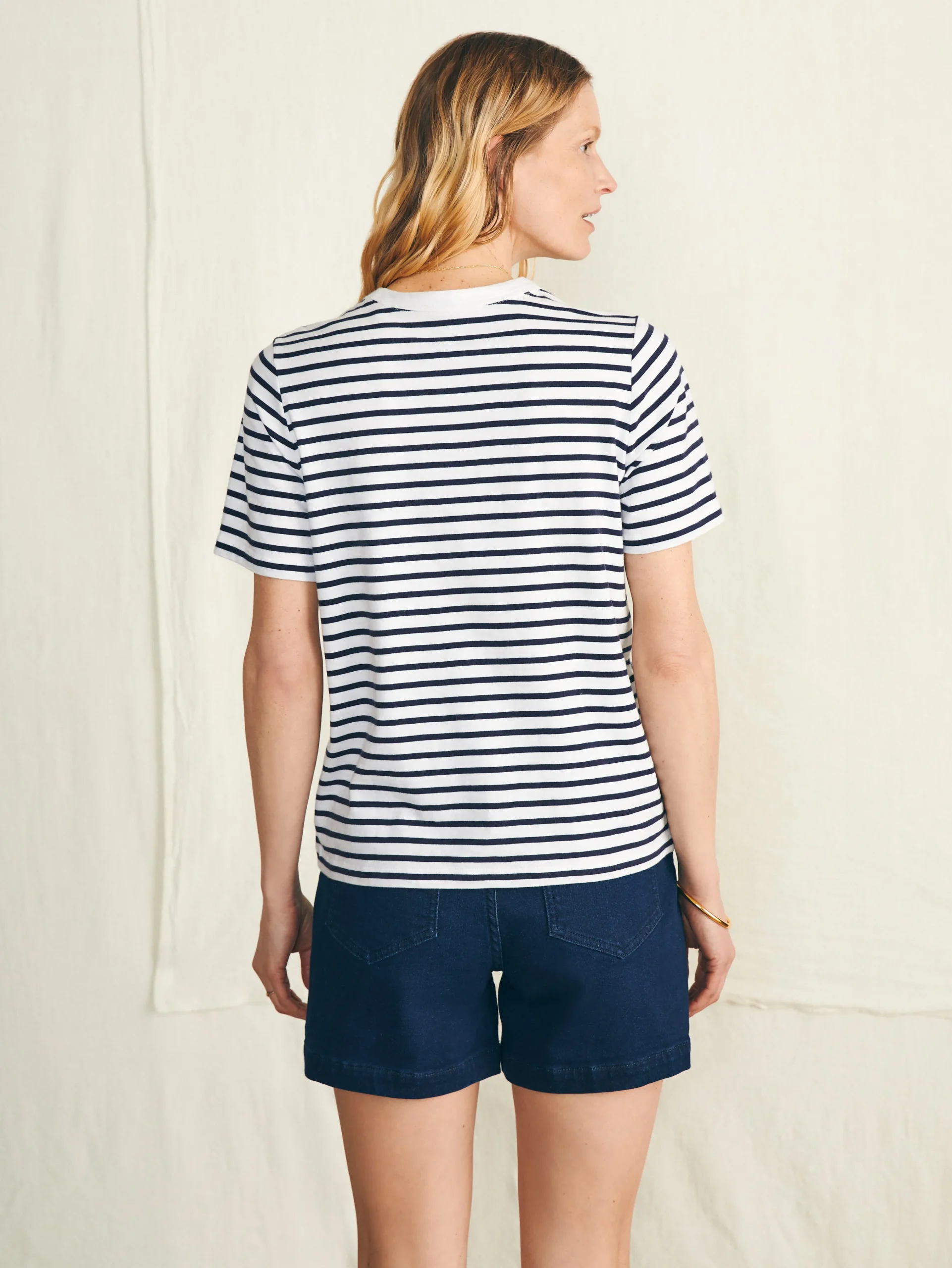 Faherty Brand Sunwashed Crew Tee -^Women T-Shirts