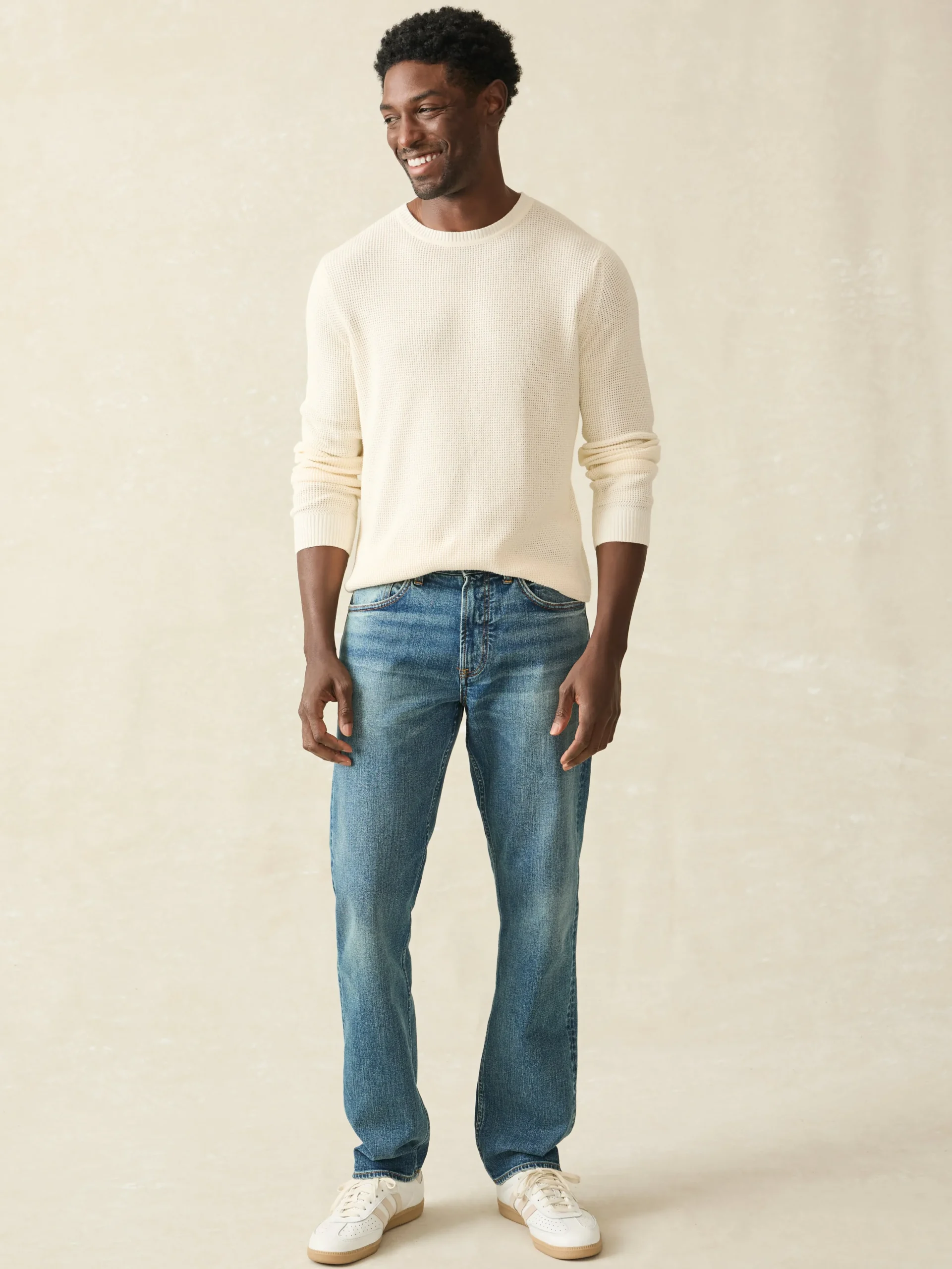 Faherty Brand Sunwashed Crewneck Sweater -^ Sweaters