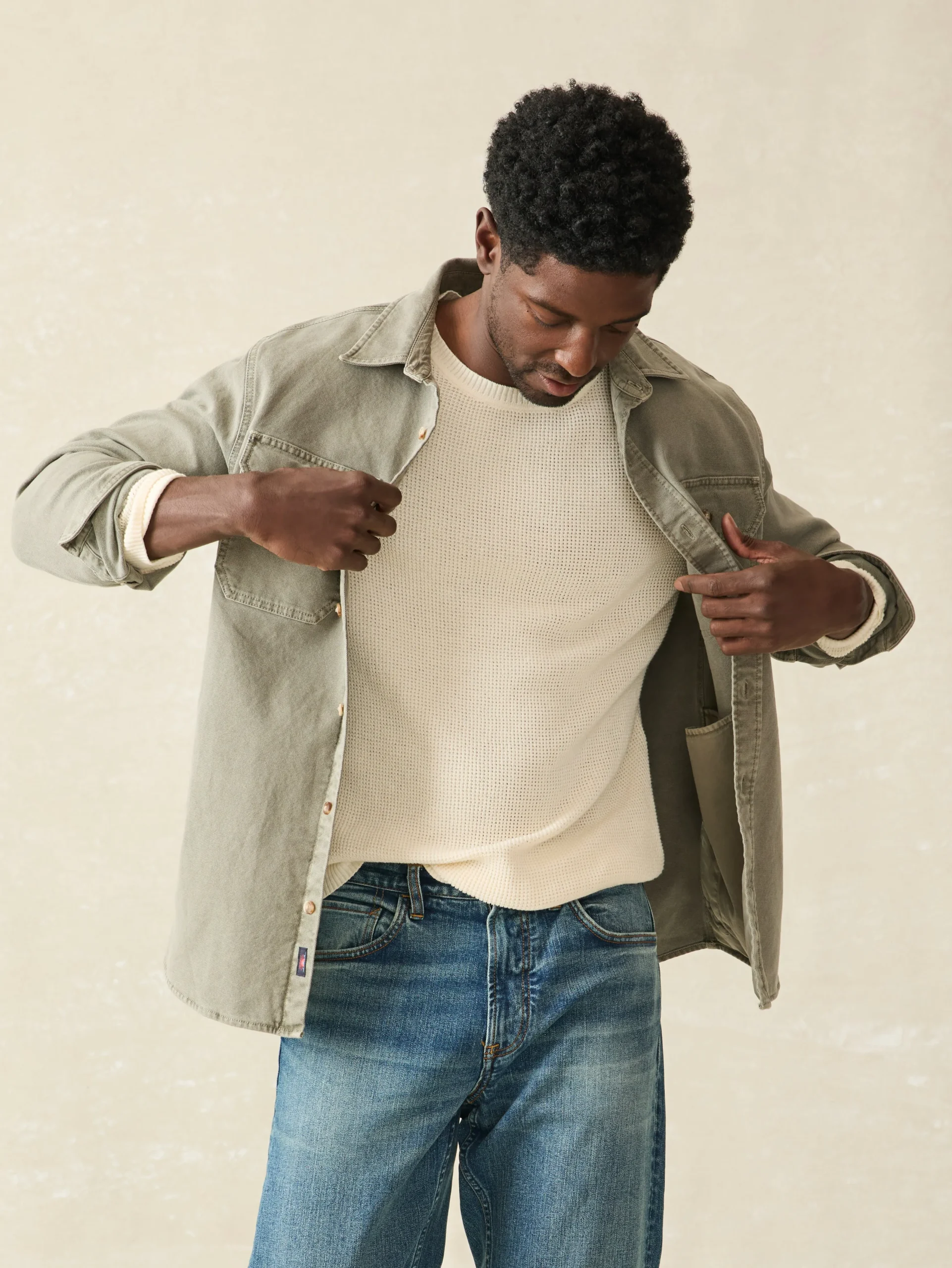 Faherty Brand Sunwashed Crewneck Sweater -^ Sweaters