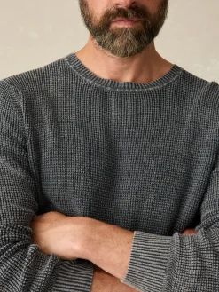 Faherty Brand Sunwashed Crewneck Sweater (Tall) -^ Sweaters