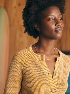 Faherty Brand Sunwashed Fisherman Cardigan -^Women Sweaters