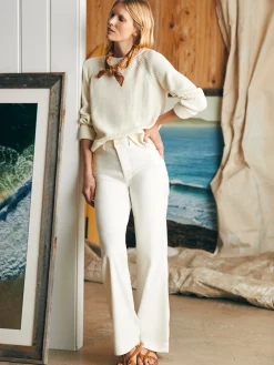 Faherty Brand Sunwashed Fisherman Crew Sweater -^Women Sweaters
