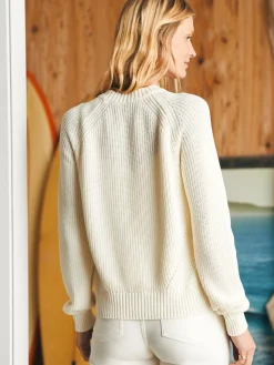 Faherty Brand Sunwashed Fisherman Crew Sweater -^Women Sweaters