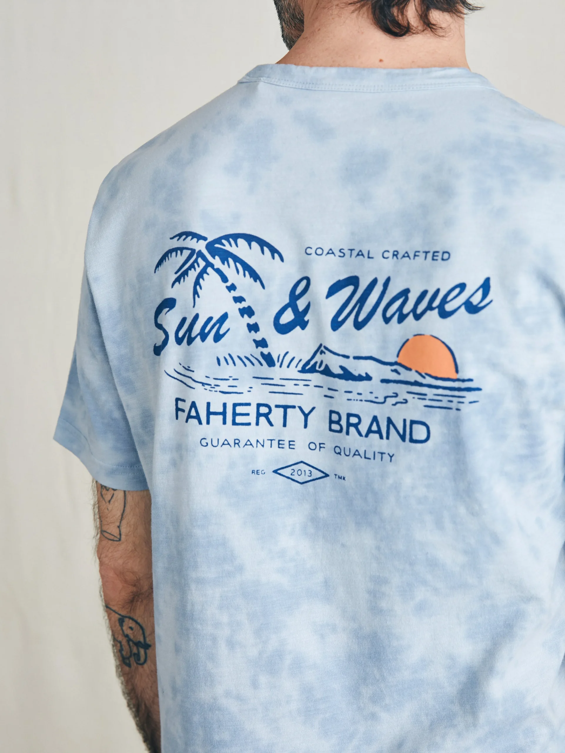 Faherty Brand Sunwashed Graphic Tee -^ T-Shirts & Henleys