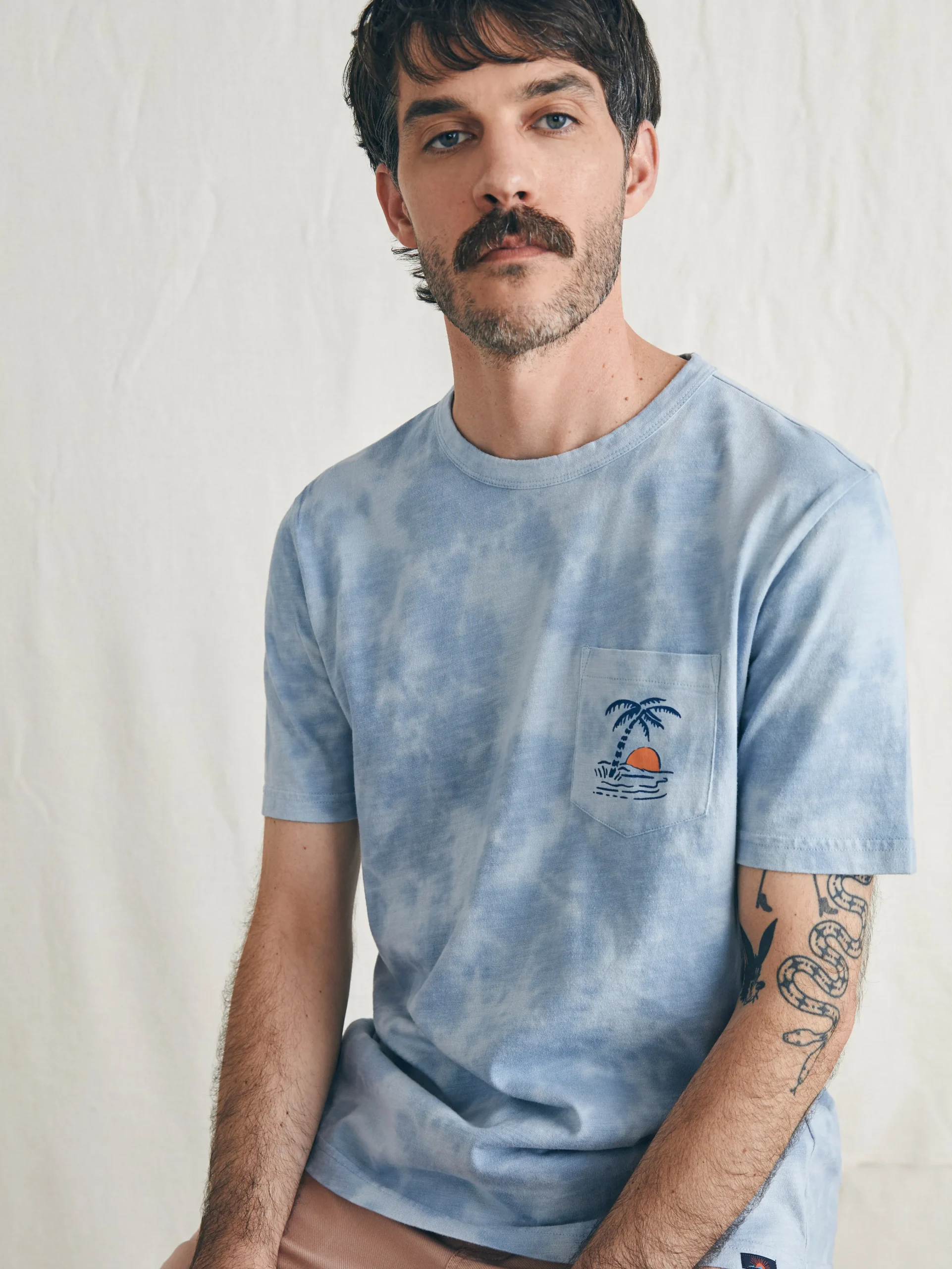 Faherty Brand Sunwashed Graphic Tee -^ T-Shirts & Henleys