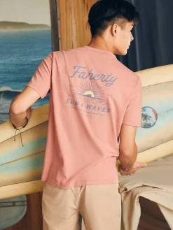 Faherty Brand Sunwashed Graphic Tee -^ T-Shirts & Henleys