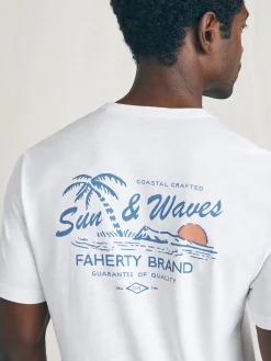 Faherty Brand Sunwashed Graphic Tee -^ T-Shirts & Henleys