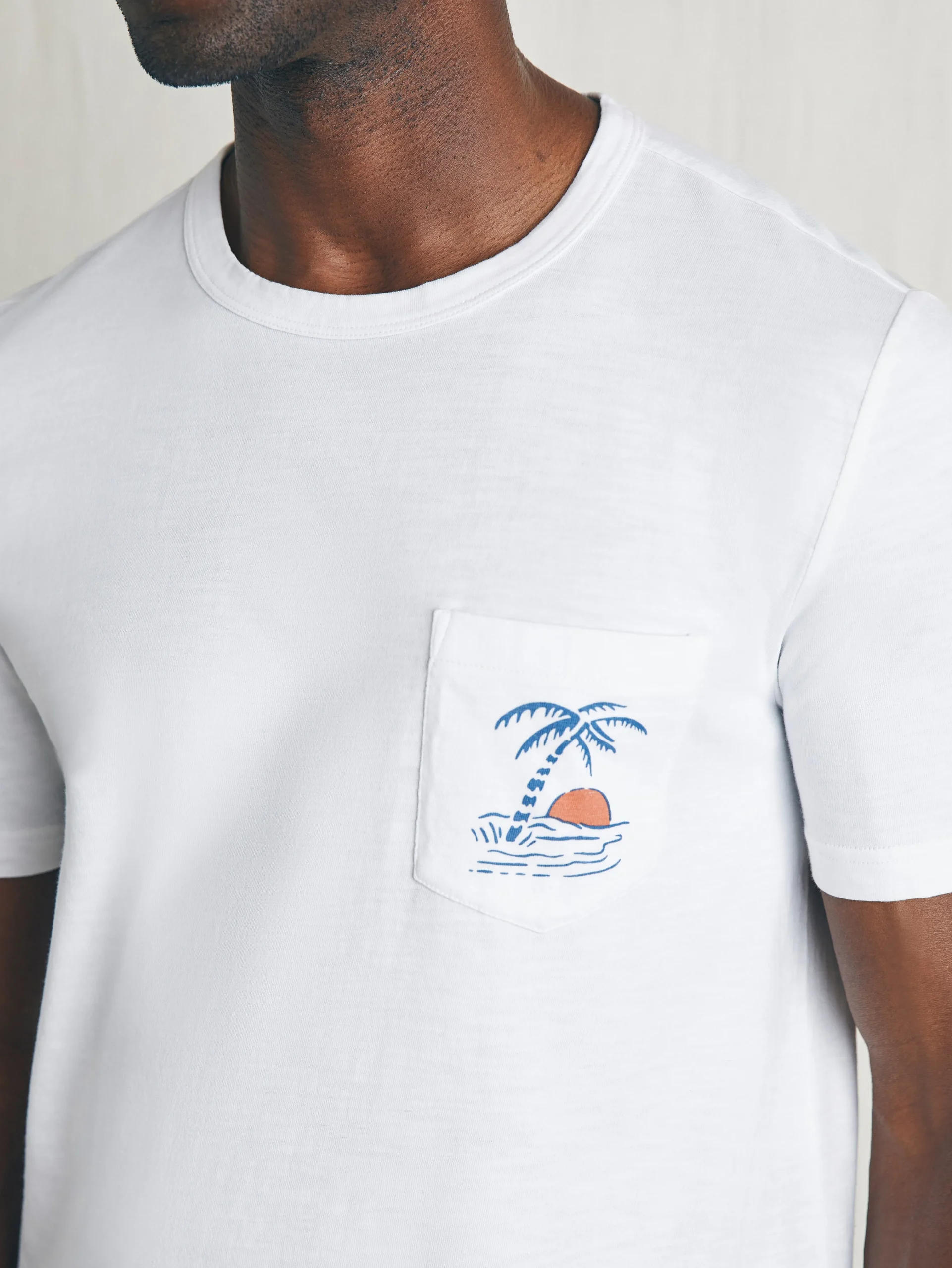 Faherty Brand Sunwashed Graphic Tee -^ T-Shirts & Henleys
