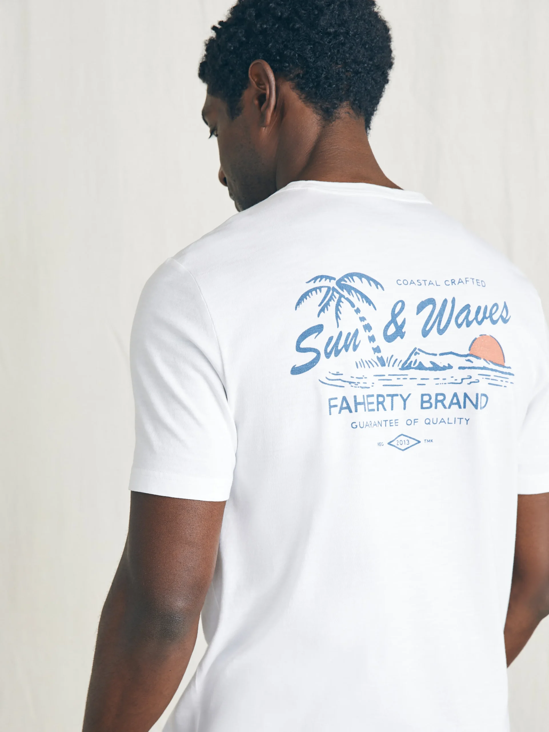 Faherty Brand Sunwashed Graphic Tee -^ T-Shirts & Henleys
