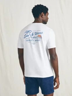 Faherty Brand Sunwashed Graphic Tee -^ T-Shirts & Henleys