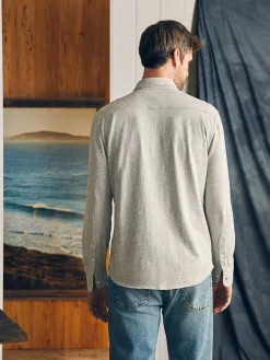 Faherty Brand Sunwashed Knit Shirt -^ Shirts