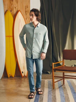 Faherty Brand Sunwashed Knit Shirt -^ Shirts