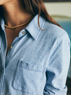 Faherty Brand Sunwashed Knit Shirt -^Women Shirts & Tops
