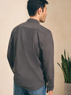 Faherty Brand Sunwashed Knit Shirt (Single Pocket) -^ Shirts