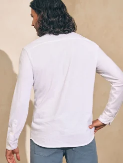 Faherty Brand Sunwashed Knit Shirt (Single Pocket) -^ Shirts