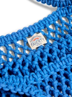 Faherty Brand Sunwashed Macrame Tote -^Women Bags