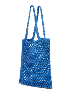 Faherty Brand Sunwashed Macrame Tote -^Women Bags