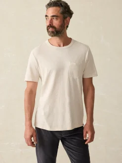 Faherty Brand Sunwashed Pocket Tee -^ T-Shirts & Henleys