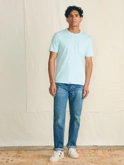 Faherty Brand Sunwashed Pocket Tee -^ T-Shirts & Henleys