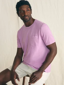 Faherty Brand Sunwashed Pocket Tee -^ T-Shirts & Henleys