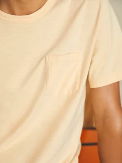 Faherty Brand Sunwashed Pocket Tee -^ T-Shirts & Henleys