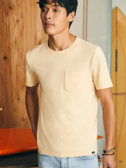 Faherty Brand Sunwashed Pocket Tee -^ T-Shirts & Henleys