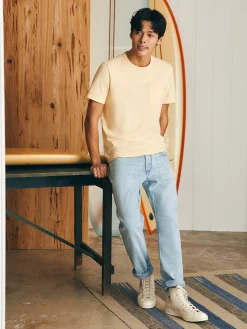 Faherty Brand Sunwashed Pocket Tee -^ T-Shirts & Henleys