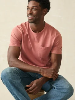Faherty Brand Sunwashed Pocket Tee (Tall) -^ T-Shirts & Henleys