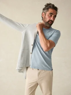 Faherty Brand Sunwashed Pocket Tee (Tall) -^ T-Shirts & Henleys