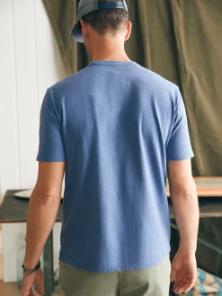 Faherty Brand Sunwashed Pocket Tee (Tall) -^ T-Shirts & Henleys