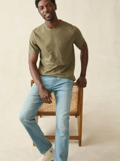 Faherty Brand Sunwashed Pocket Tee (Tall) -^ T-Shirts & Henleys