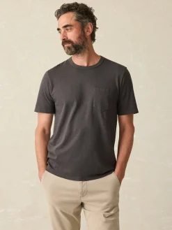Faherty Brand Sunwashed Pocket Tee (Tall) -^ T-Shirts & Henleys