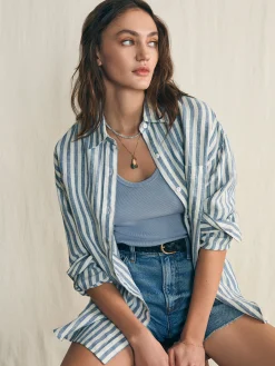 Faherty Brand Sunwashed Rib Tank -^Women T-Shirts