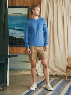 Faherty Brand Sunwashed Slub Crew -^ T-Shirts & Henleys|Lounge