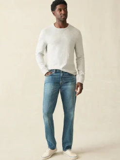 Faherty Brand Sunwashed Slub Crew -^ Hoodies & Sweatshirts|Lounge