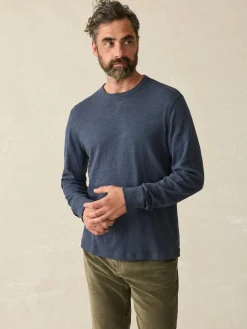 Faherty Brand Sunwashed Slub Crew (Tall) -^ Hoodies & Sweatshirts|Lounge