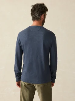 Faherty Brand Sunwashed Slub Crew (Tall) -^ Hoodies & Sweatshirts|Lounge