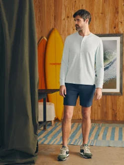 Faherty Brand Sunwashed Slub Henley -^ T-Shirts & Henleys
