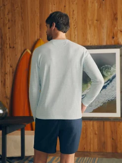 Faherty Brand Sunwashed Slub Henley -^ T-Shirts & Henleys