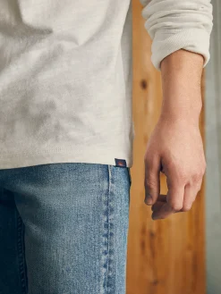Faherty Brand Sunwashed Slub Henley -^ T-Shirts & Henleys