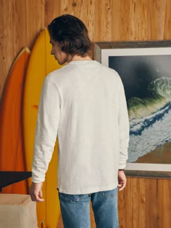 Faherty Brand Sunwashed Slub Henley -^ T-Shirts & Henleys