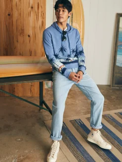 Faherty Brand Sunwashed Slub Hoodie -^ Hoodies & Sweatshirts