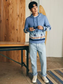 Faherty Brand Sunwashed Slub Hoodie -^ Hoodies & Sweatshirts