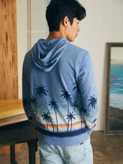 Faherty Brand Sunwashed Slub Hoodie -^ Hoodies & Sweatshirts