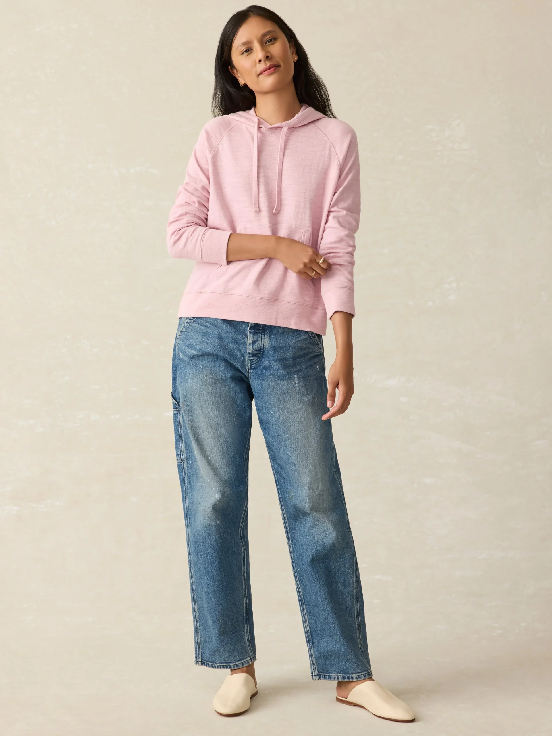 Faherty Brand Sunwashed Slub Hoodie -^Women Hoodies & Sweatshirts