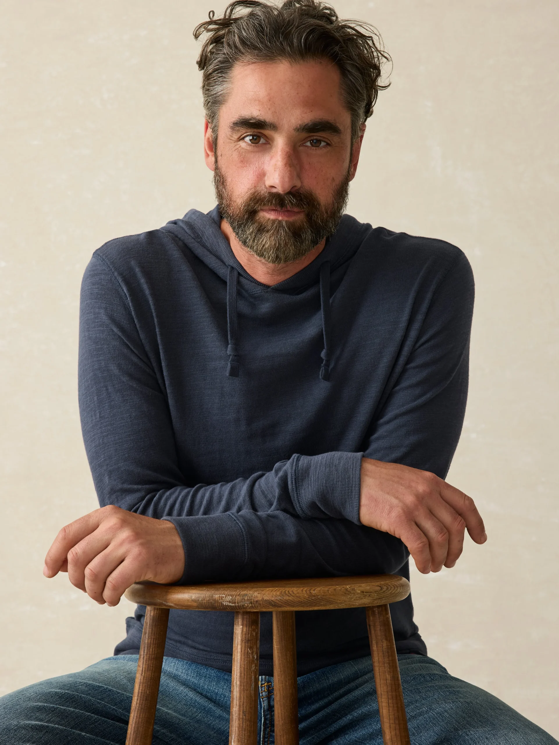 Faherty Brand Sunwashed Slub Hoodie (Tall) -^ Hoodies & Sweatshirts|Lounge
