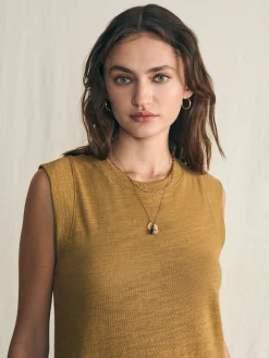 Faherty Brand Sunwashed Slub Muscle Dress -^Women Dresses