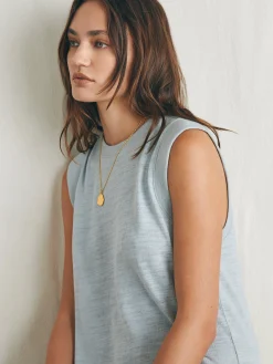 Faherty Brand Sunwashed Slub Muscle Dress -^Women Dresses