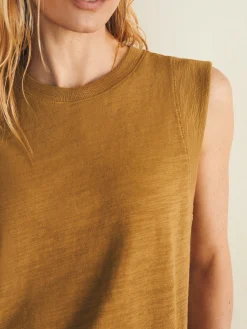 Faherty Brand Sunwashed Slub Muscle Tank -^Women T-Shirts